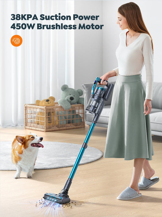 Buture VC60 450W/38KPA Powerful Suction Cordless Vacuum Cleaner