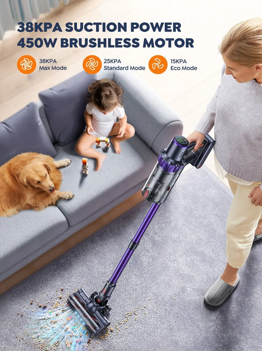 Buture VC70 450W/38KPA Suction Cordless Vacuum Cleaner