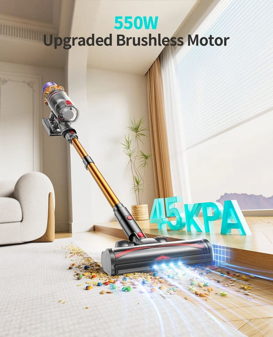 550W/45KPA Powerful Suction Honiture X7 Cordless Vacuum